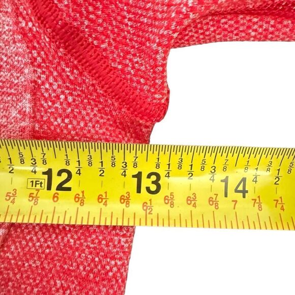 Gymshark Flex Long Sleeve Crop Top In Red Size Medium - Picture 7 of 8